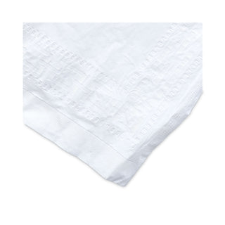 Tatco Paper Table Cover, Embossed, w/Plastic Liner, 54" x 108", White, 20/Carton (TCO31108)