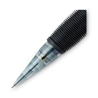 Pentel® Champ Mechanical Pencil, 0.5 mm, HB (#2.5), Black Lead, Translucent Gray Barrel, Dozen (PENAL15A)