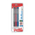 Pentel® Clic Eraser Grip Eraser, White Polyvinyl Chloride Eraser, Randomly Assorted Barrel Colors, 3/Pack (PENZE21BP3K6)