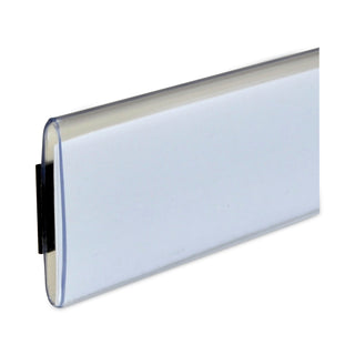 C-Line® HOL-DEX Magnetic Shelf/Bin Label Holders, Side Load, 1" x 6", Clear, 10/Box (CLI87227)