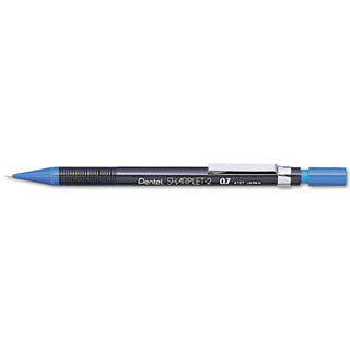 Pentel® Sharplet-2 Mechanical Pencil, 0.7 mm, HB (#2.5), Black Lead, Dark Blue Barrel (PENA127C)