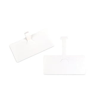 C-Line® Wire Rack Shelf Tag, Side Load, 3.5 x 1.5, White, 10/Pack (CLI87411)