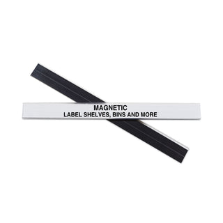 C-Line® HOL-DEX Magnetic Shelf/Bin Label Holders, Side Load, 1/2" x 6", Clear, 10/Box (CLI87207)