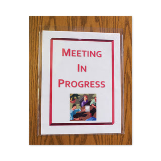 C-Line® Display Pockets, 8 1/2" x 11", Polypropylene, 10/Pack (CLI36911)
