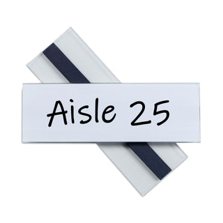 C-Line® Clear Magnetic Label Holders, Side Load, 6 x 2, Clear, 10/Pack (CLI87820)