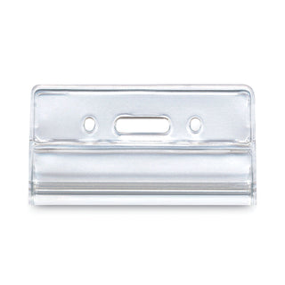 Advantus Resealable ID Badge Holder, Vertical, 3.68 x 5, Clear, 50/Pack (AVT75524)