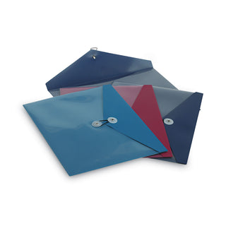 Pendaflex® Poly Envelopes, Letter Size, Assorted Colors, 4/Pack (ESS90016)