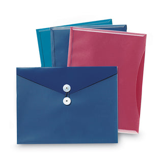 Pendaflex® Poly Envelopes, Letter Size, Assorted Colors, 4/Pack (ESS90016)