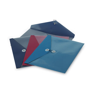 Pendaflex® Poly Envelopes, Letter Size, Assorted Colors, 4/Pack (ESS90016)