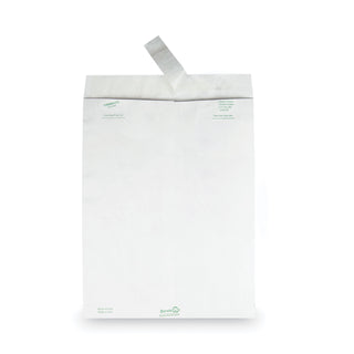 Survivor® Catalog Mailers, DuPont Tyvek, #13 1/2, Cheese Blade Flap, Redi-Strip Closure, 10 x 13, White, 50/Box (QUAR1582)