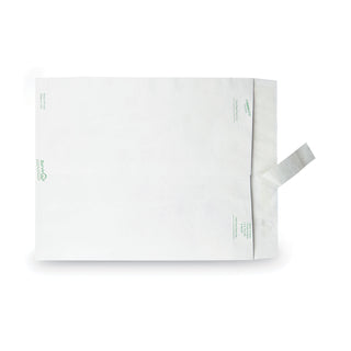 Survivor® Catalog Mailers, DuPont Tyvek, #13 1/2, Cheese Blade Flap, Redi-Strip Closure, 10 x 13, White, 50/Box (QUAR1582)