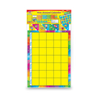 TREND® Year Around Calendar Bulletin Board Set, 22" x 17" (TEPT8096)