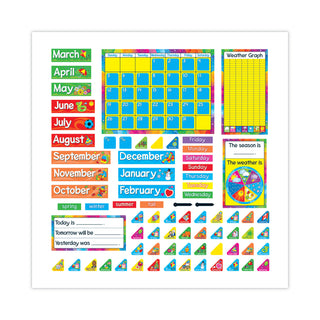 TREND® Year Around Calendar Bulletin Board Set, 22" x 17" (TEPT8096)