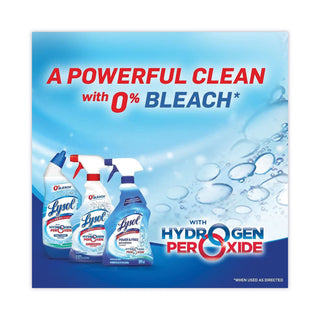 LYSOL® Brand Toilet Bowl Cleaner w/Hydrogen Peroxide, Ocean Fresh, 24 oz Angle Neck Bottle, 2/Pack, 4 Packs/Carton (RAC96084CT)