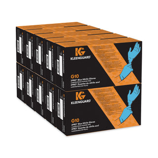 KleenGuard™ G10 2PRO Nitrile Gloves, Blue, X-Large, 90/Box (KCC54424)