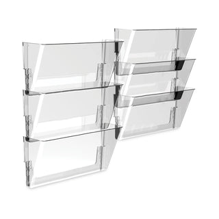 Storex Wall File, Legal, 16 x 7, Single Pocket, Clear (STX70207U06C)