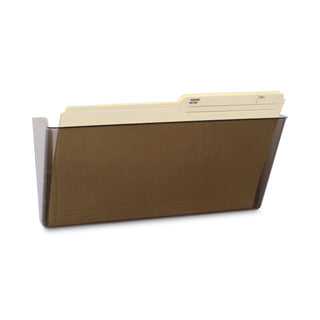Storex Wall File, Legal, 16 x 7, Single Pocket, Smoke (STX70208U06C)