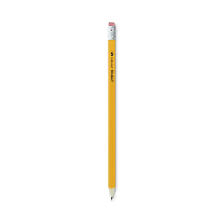 Universal® #2 Pre-Sharpened Woodcase Pencil, HB (#2), Black Lead, Yellow Barrel, 24/Pack (UNV55401)