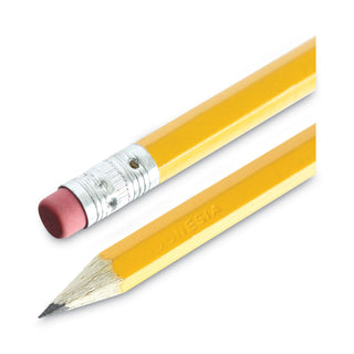 Universal® #2 Pre-Sharpened Woodcase Pencil, HB (#2), Black Lead, Yellow Barrel, 24/Pack (UNV55401)