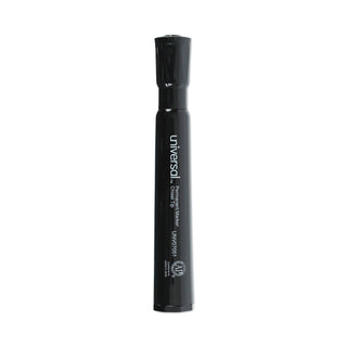 Universal® Chisel Tip Permanent Marker, Broad Chisel Tip, Black, Dozen (UNV07051)