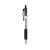 Universal® Comfort Grip Ballpoint Pen, Retractable, Medium 1 mm, Black Ink, Clear Barrel, 48/Pack (UNV15533)