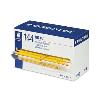 Staedtler® Woodcase Pencil, HB (#2.5), Black Lead, Yellow Barrel, 144/Pack (STD13247C144A6) (STD13247C144A6)