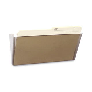 Storex Wall File, Letter, 13 x 7, Single Pocket, Clear (STX70213U06C)