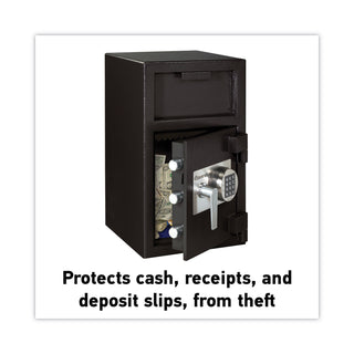 Sentry® Safe Digital Depository Safe, Extra Large, 1.3 cu ft, 14w x 15.6d x 24h, Black (SENDH109E)