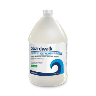 Boardwalk® Pearlescent Moisturizing Liquid Hand Soap Refill, Aloe Scent, 1 gal Bottle, 4/Carton (BWK450CT)