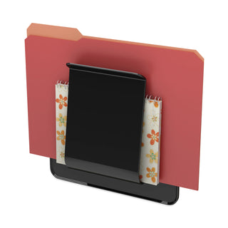 deflecto® Stand Tall Wall File, Letter/Legal/Oversized, 9 1/4 x 10 5/8 x 1 3/4, Black (DEF65504H)