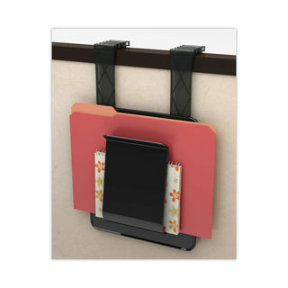 deflecto® Stand Tall Wall File, Letter/Legal/Oversized, 9 1/4 x 10 5/8 x 1 3/4, Black (DEF65504H)