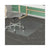 deflecto® SuperMat Frequent Use Chair Mat, Med Pile Carpet, Roll, 45 x 53, Rectangular, Clear (DEFCM14242COM)
