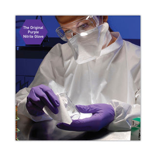 Kimtech™ Purple Nitrile™ Disposable Exam Gloves, Beaded Cuff, Unlined, Large, 6 mil (KIM55083)