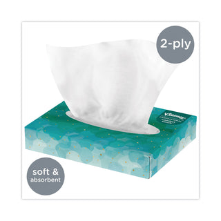 Kleenex® White Facial Tissue Junior Pack, 2-Ply, 48 Sheets/Box, 64 Boxes/Carton (21195KIM)