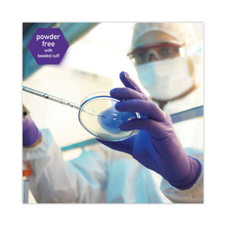 Kimtech™ Purple Nitrile™ Disposable Exam Gloves, Beaded Cuff, Unlined, Large, 6 mil (KIM55083)