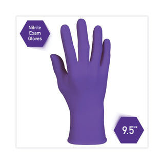 Kimtech™ Purple Nitrile™ Disposable Exam Gloves, Beaded Cuff, Unlined, Large, 6 mil (KIM55083)