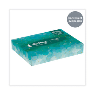 Kleenex® White Facial Tissue Junior Pack, 2-Ply, 48 Sheets/Box, 64 Boxes/Carton (21195KIM)