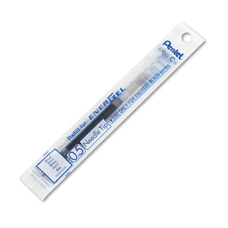 Pentel® Refill for Pentel EnerGel Retractable Liquid Gel Pens, Needle Tip, Fine Point, Blue Ink (PENLRN5C)