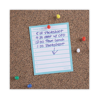 Universal® Tech Cork Board, 36 x 24, Cork Surface, Black Plastic Frame (UNV43022)