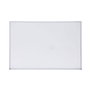 Universal® Melamine Dry Erase Board with Aluminum Frame, 36 x 24, White Surface, Anodized Aluminum Frame (UNV43623)