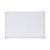 Universal® Melamine Dry Erase Board with Aluminum Frame, 36 x 24, White Surface, Anodized Aluminum Frame (UNV43623)