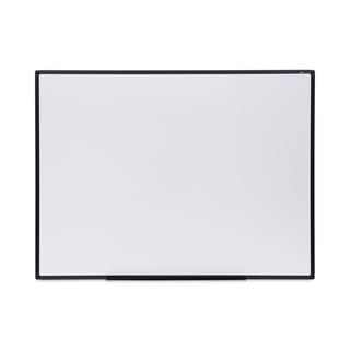 Universal® Design Series Deluxe Dry Erase Board, 48 x 36, White Surface, Black Anodized Aluminum Frame (UNV43629)