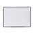 Universal® Design Series Deluxe Dry Erase Board, 48 x 36, White Surface, Black Anodized Aluminum Frame (UNV43629)