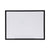 Universal® Design Series Deluxe Dry Erase Board, 24 x 18, White Surface, Black Anodized Aluminum Frame (UNV43630)