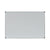 Universal® Magnetic Steel Dry Erase Marker Board, 72 x 48, White Surface, Aluminum/Plastic Frame (UNV43735)
