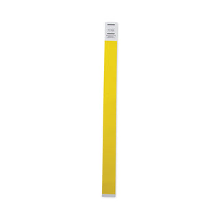 Advantus Crowd Management Wristbands, Sequentially Numbered, 10 x 3/4, Yellow, 100/Pack (AVT75444)