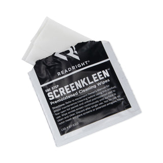 Read Right® OneStep CRT Screen Cleaning Pads, 5 x 5, Cloth, White, 100/Box (REARR1309)