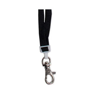 Advantus Deluxe Safety Lanyards, Lobster Claw Hook Style, 36" Long, Black, 24/Box (AVT75421)
