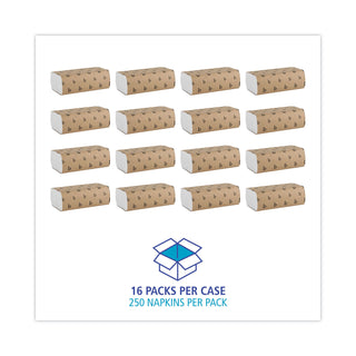 Boardwalk® Multifold Paper Towels, 1-Ply, 9 x 9.45, White, 250 Towels/Pack, 16 Packs/Carton (6200BW)