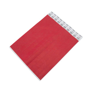 Advantus Crowd Management Wristbands, Sequentially Numbered, 9 3/4 x 3/4, Red, 500/Pack (AVT75510)